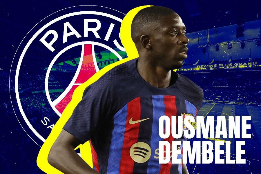 Paris Saint-Germain (PSG) dikabarkan mendapatkan Ousmane Dembele dari Barcelona. (Zulhar Kurniawan/Skor.id)