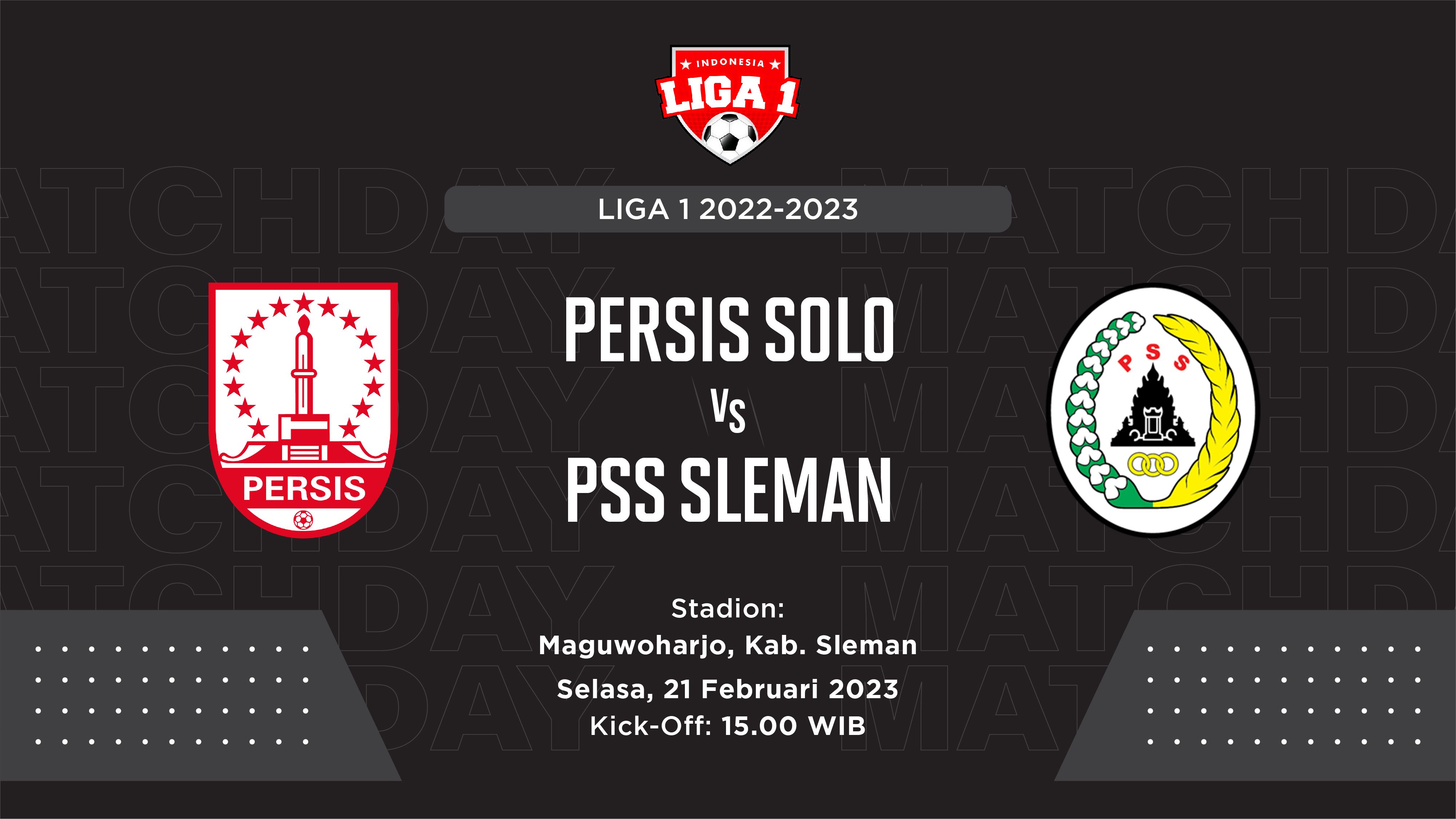 Hasil Persis Solo vs PSS Sleman: Sempat Unggul, Elang Jawa Dihajar Laskar Sambernyawa
