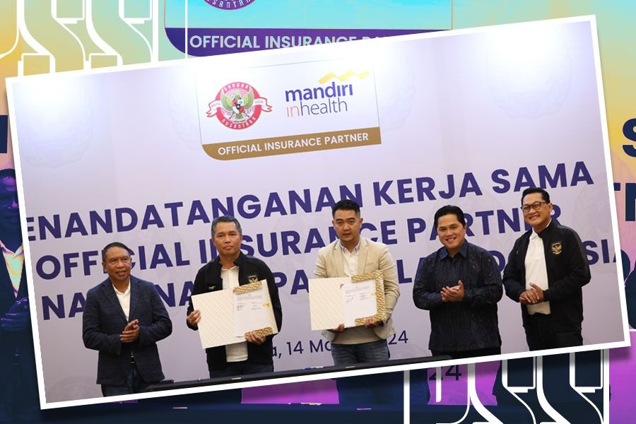 PSSI X Mandiri Inhealth. (Dok. PSSI/Grafis Yusuf/Skor.id)