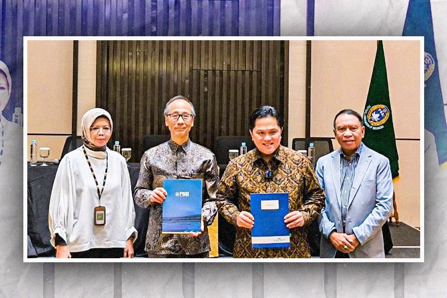 PSSI menjalin kerja sama dengan RS Abdi Waluyo, Jakarta, 18 Januari 2024. (Dede Sopatal Mauladi/Skor.id)