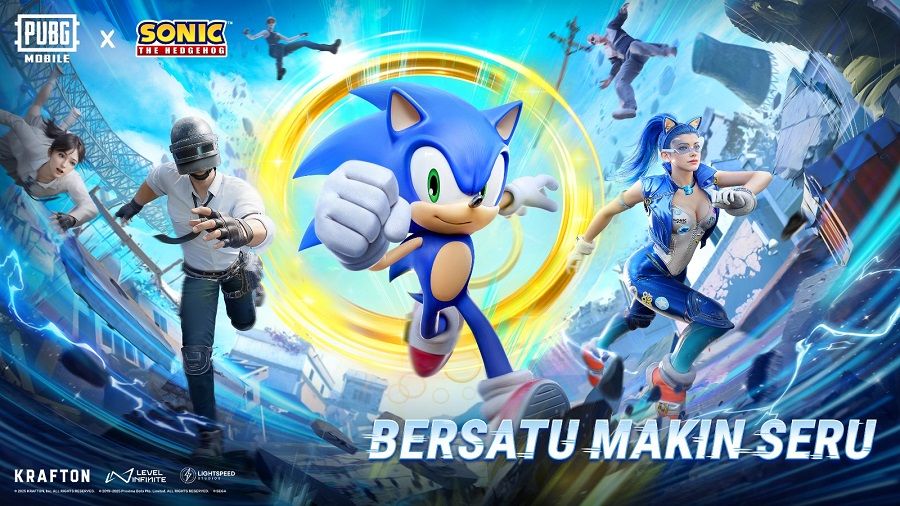PUBG Mobile dan Sonic The Hedgehog. (PUBG Mobile)