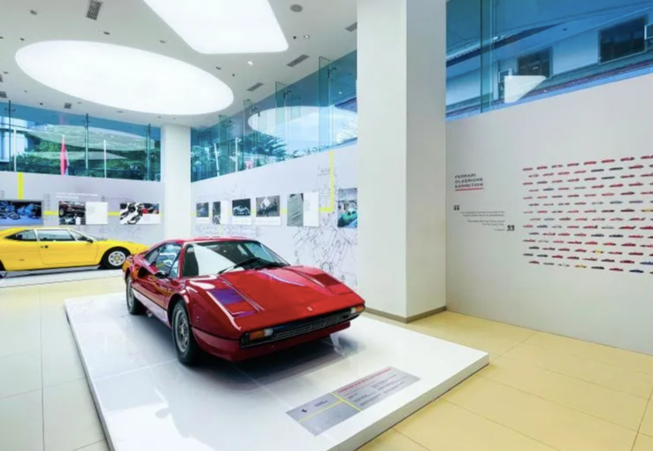 Pameran Ferrari Classiche di showroom Ferrari, Jakarta (Dok. Ferrari Indonesia).