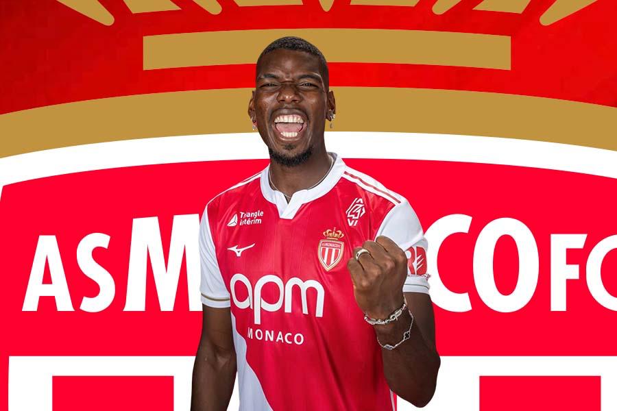 Paul Pogba bergabung ke AS Monaco. (Grafis: Deni Sulaeman/Skor.id).