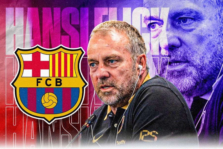 Hansi Flick membawa perubahan sejak menangani Barcelona. (Dede Sopatal Mauladi/Skor.id).