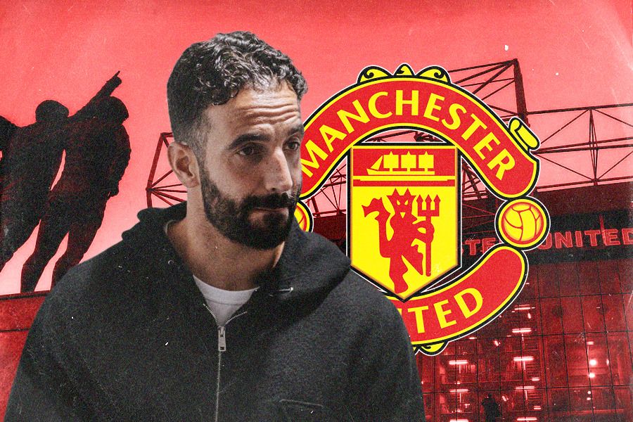 Pelatih Manchester United, Ruben Amorim, (Jovi Arnanda/Skor.id).