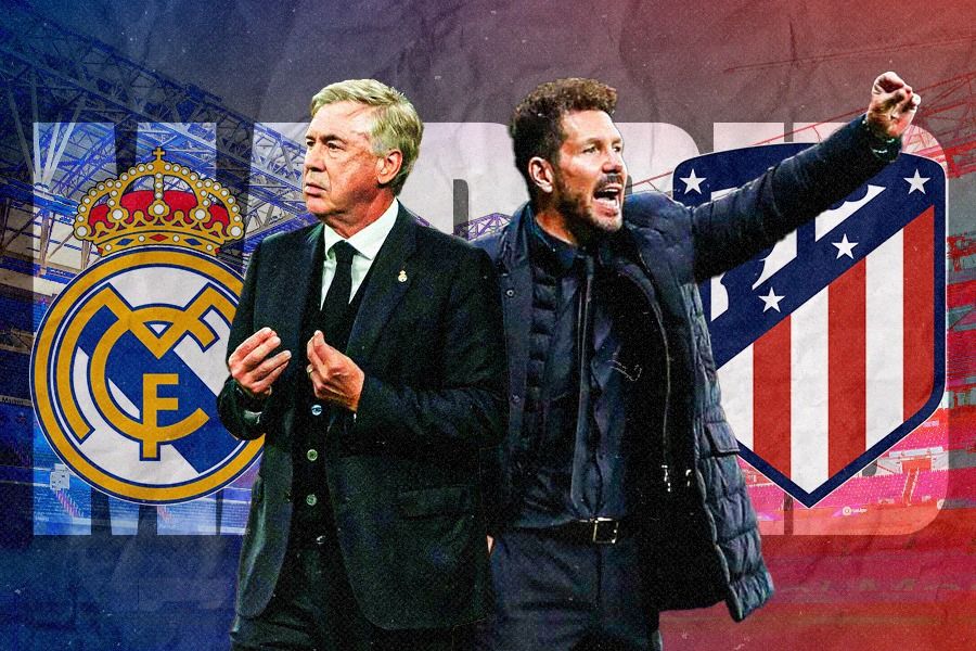 Real Madrid vs Atletico Madrid: Duel Ke-24 Carlo Ancelotti vs Diego Simeone