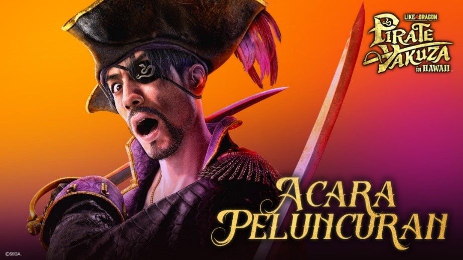 Peluncuran Like a Dragon: Pirate Yakuza in Hawaii. (SEGA)