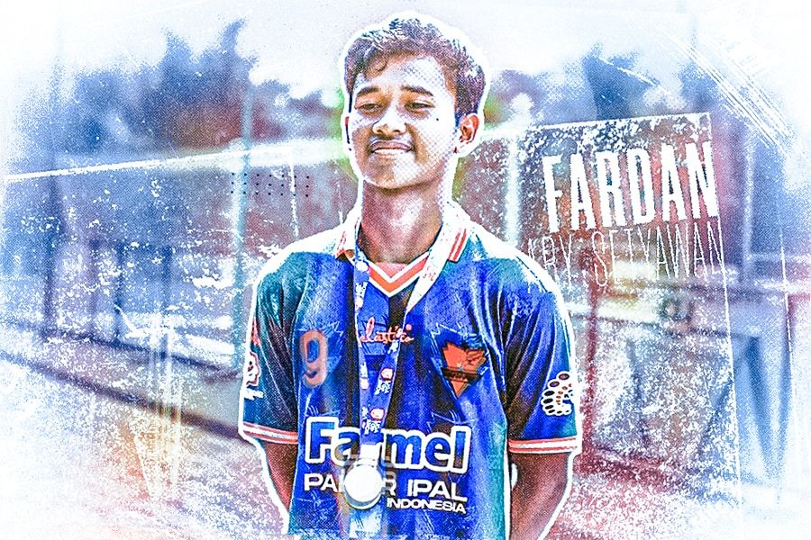 Penyerang Farmel FA, Fardan Ary Setyawan.