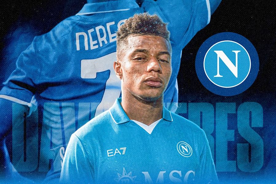 David Neres, supersub andalan Antonio Conte di Napoli. (Dede Sopatal Mauladi/Skor.id).