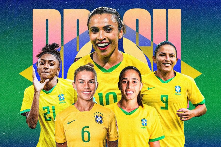 5 Pemain andalan Brasil di Piala Dunia Wanita 2023. (Dede Mauladi/Skor.id)