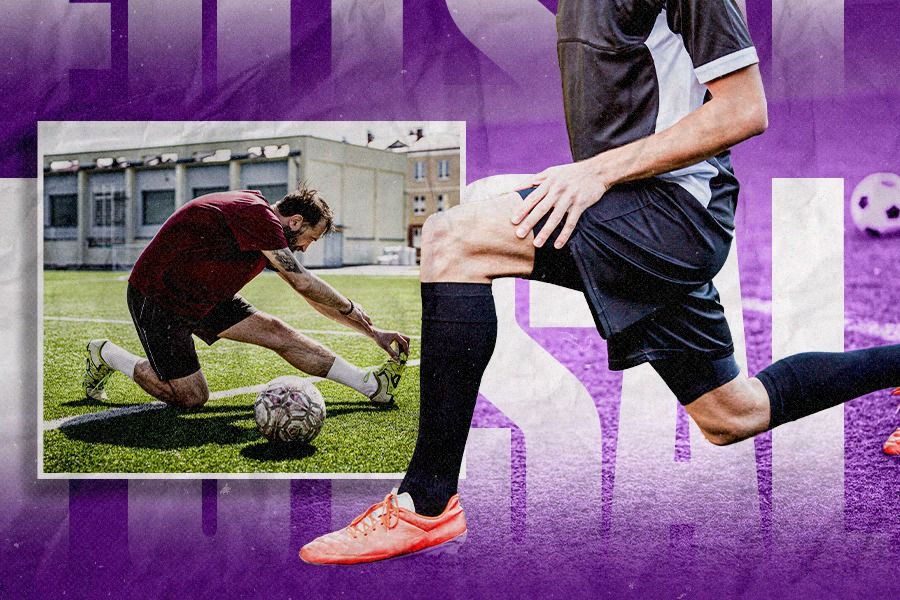 Pemanasan yang baik sebelum bermain futsal sangat diperlukan. (Dede Mauladi S/Skor.id)