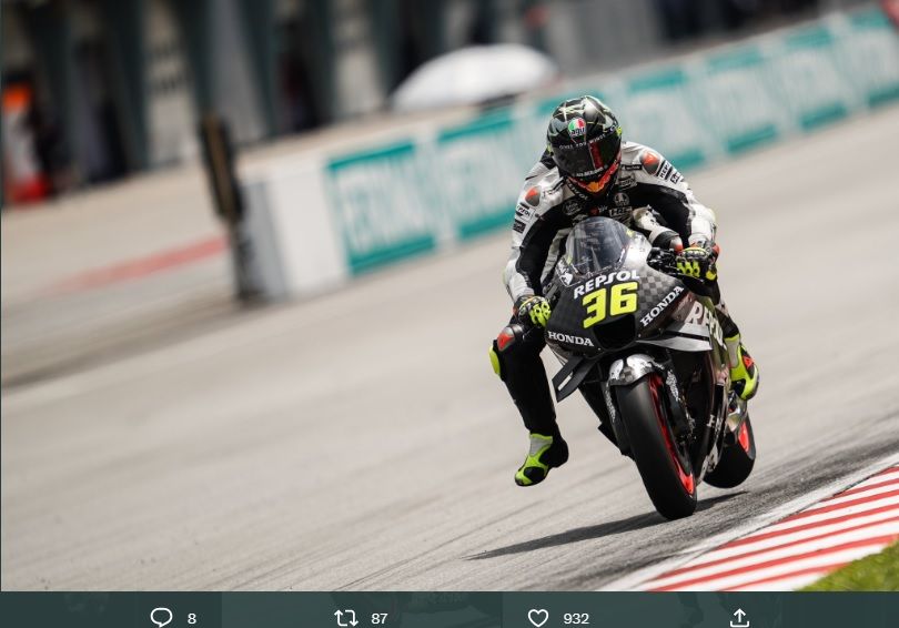 Pembalap Repsol Honda Joan Mir (Twitter @HRC_MotoGP)