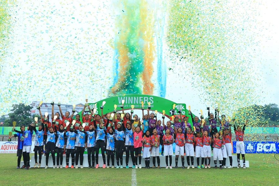 Pemenang Milklife Soccer Challenge Yogyakarta 2025. (Milklife Soccer Challenge)