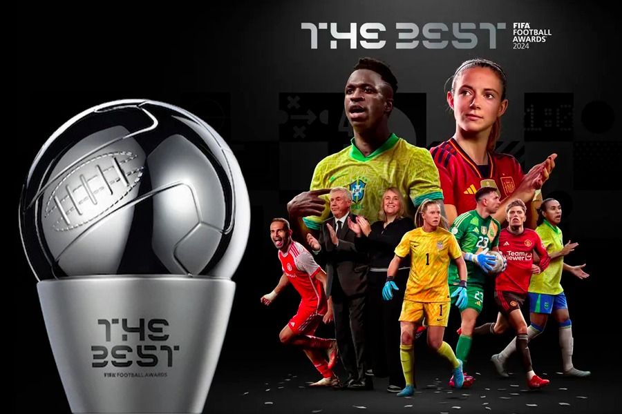 Daftar pemenang The Best FIFA Award 2024. (Rahmat Ari Hidayat/Skor.id)