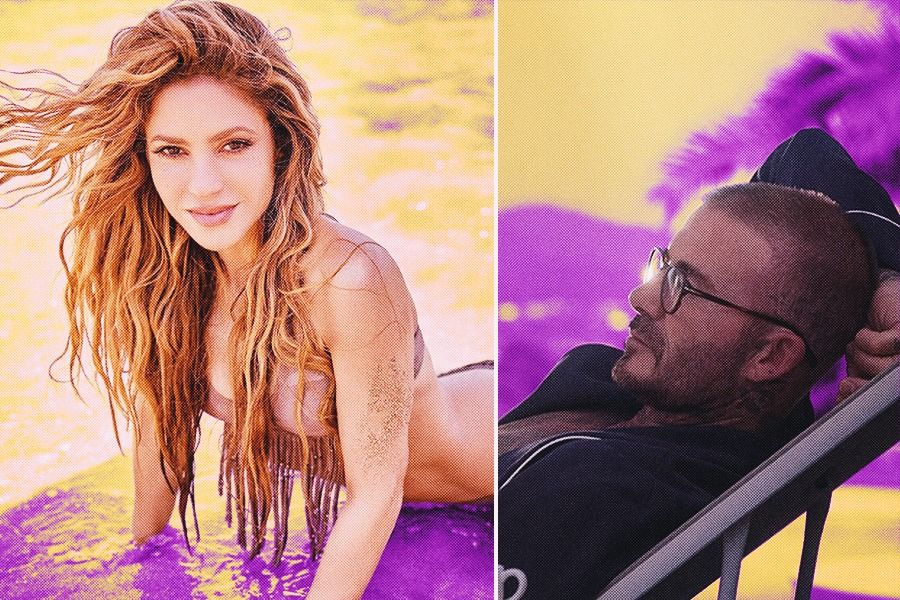 Penyanyi asal Kolombia Shakira ternyata memiliki koneksi yang tak terduga dengan mantan bintang sepak bola David Beckham. (Rahmat Ari Hidayat/Skor.id)