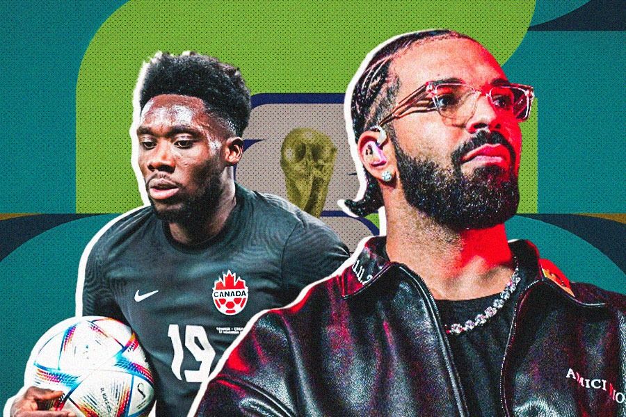 Penyanyi rap dan R&B Drake siap menyambut Piala Dunia 2026 di negaranya yang masih akan mengandalkan Anthony Davies. (Hendy AS/Skor.id)