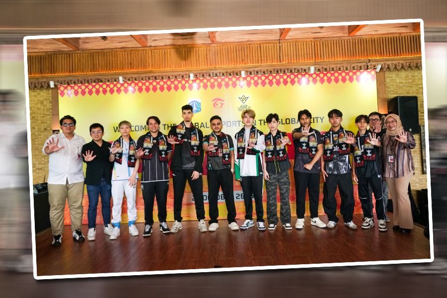 Perjamuan Pemprov DKI Jakarta dan Garena Indonesia untuk tim-tim FFWS Global Finals 2025 di Telaga Senayan, Senin (27/10/2025). (Grafis: Yudhy Kurniawan/Skor.id)