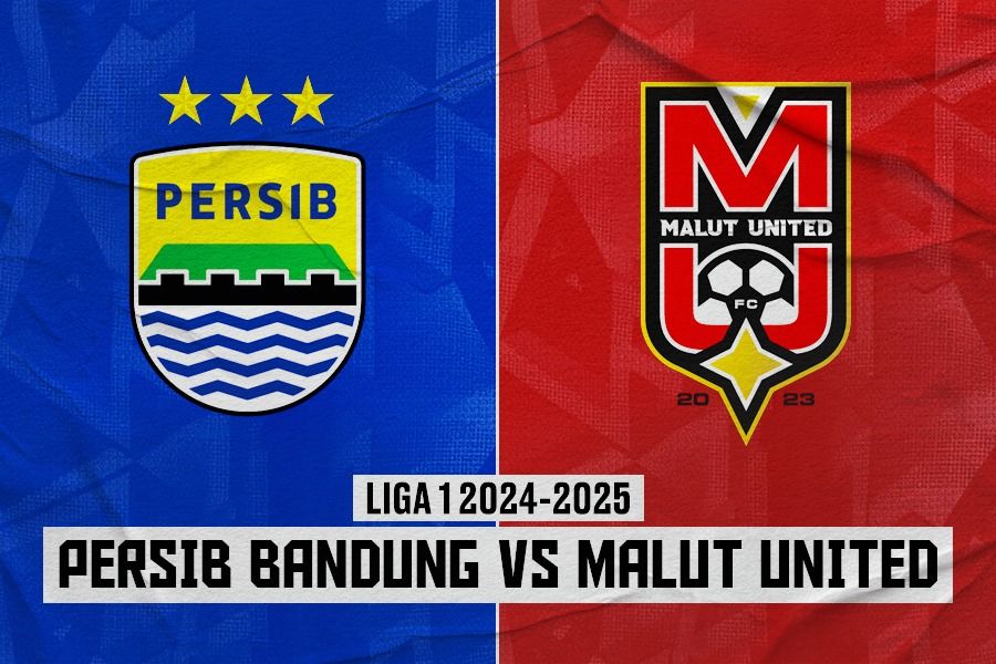 Persib Bandung vs Malut United di pekan ke-14 Liga 1 2024-2025 pada 13 Desember 2024. (Rahmat Ari Hidayat/Skor.id)