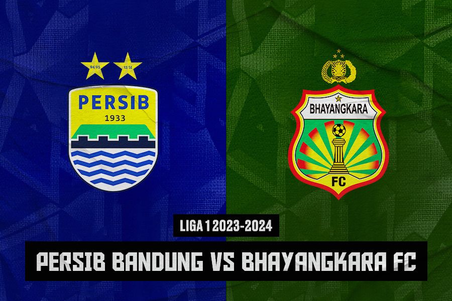 Persib Bandung vs Bhayangkara FC di pekan ke-30 Liga 1 2023-2024 pada 28 Maret 2024. (Jovi Arnanda//Skor.id)