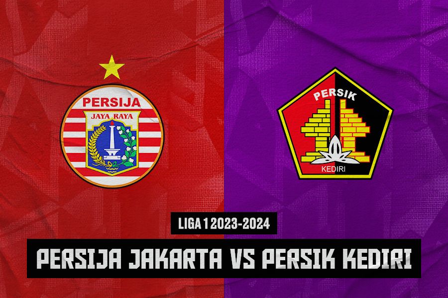 Persija Jakarta vs Persik Kediri pada lanjutan laga pekan ke-29 Liga 1 2023-2024, 16 Maret 2024. (Jovi Arnanda/Skor.id)
