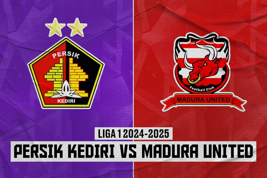 Persik Kediri vs Madura United di pekan ke-13 Liga 1 2024-2025 pada 6 Desember 2024. (Rahmat Ari Hidayat/Skor.id)