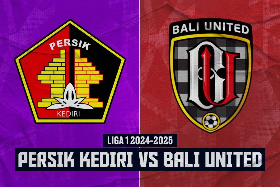 Persik vs Bali United di Liga 1 2024-2025.