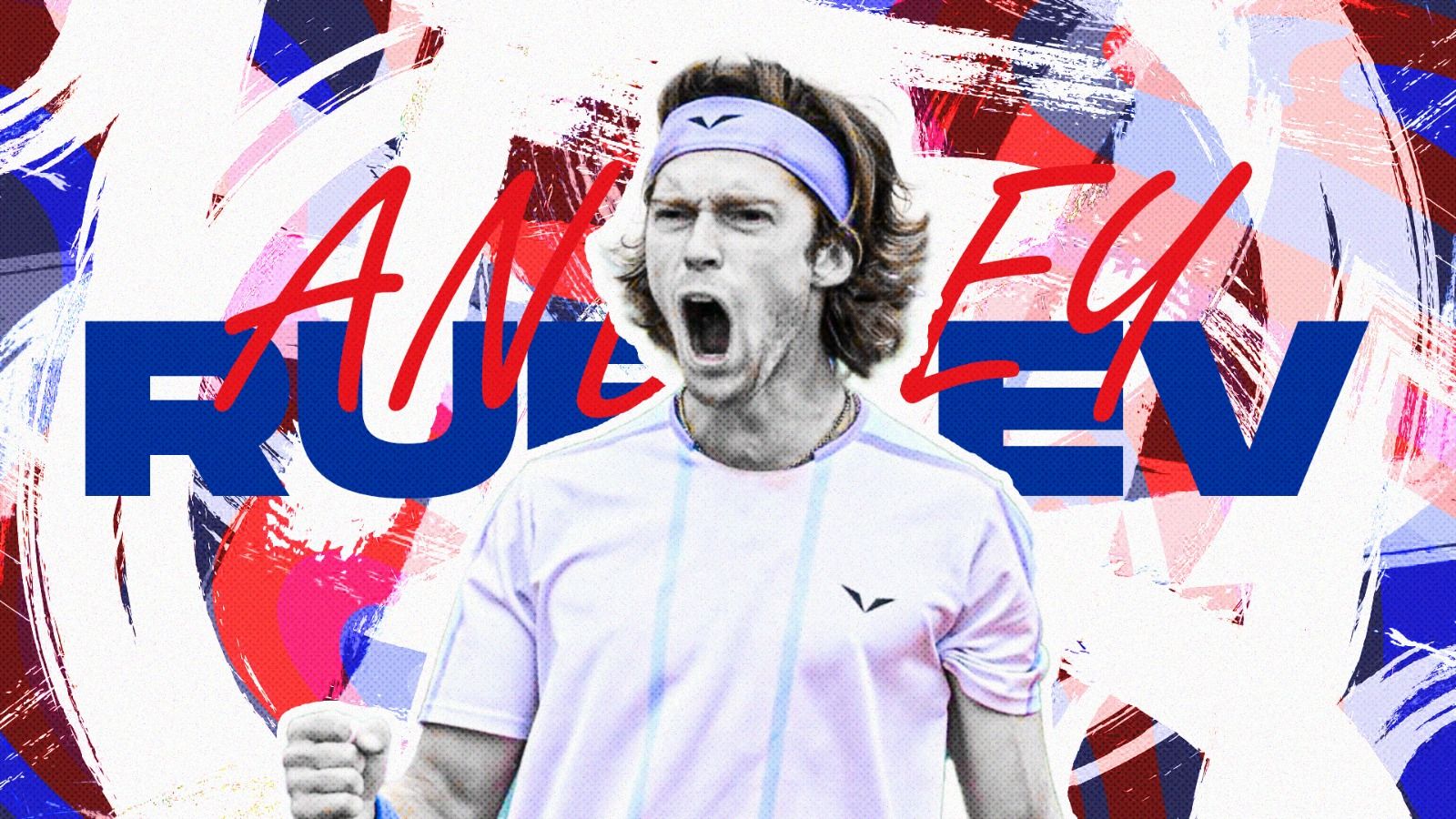 Petenis Rusia Andrey Rublev