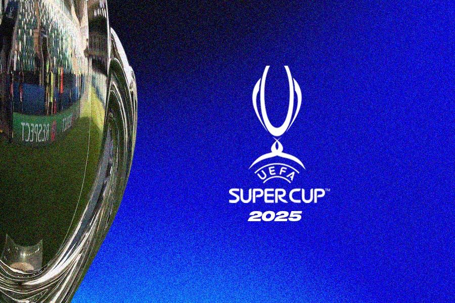 Piala Super Eropa 2025, mempertemukan PSG vs Tottenham Hotspur. (Grafis: Deni Sulaeman/Skor.id).