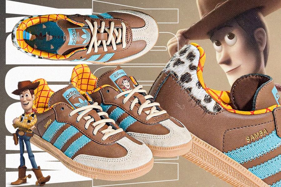 Kendati hanya akan tersedia untuk ukuran anak-anak, Toy Story x Adidas Samba Woody tetap pantas dikoleksi karena nilai sejarahnya. (Dede S. Mauladi/Skor.id).