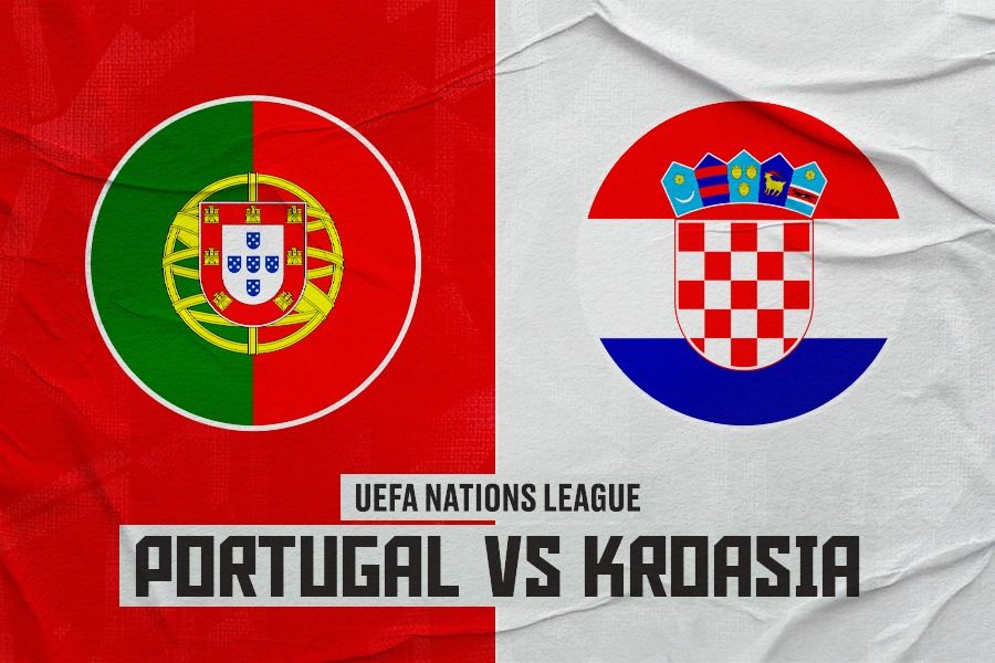 Portugal vs Kroasia di UEFA Nations League 2024-2025. (Rahmat Ari Hidayat/Skor.id).