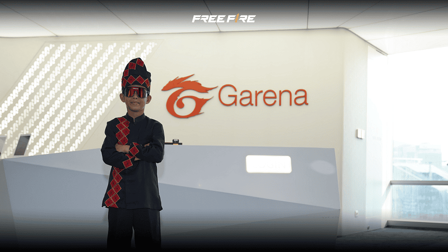 Potret Rayyan Arkan Dikha sang Bocah Aura Farming di Kantor Garena Indonesia, 24 Juli 2025. (Garena)