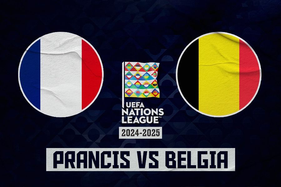 Prancis vs Belgia di UEFA Nations League 2024-2025 akan digelar pada Selasa (10/9/2024) pukul 01.45 WIB. (Rahmat Ari Hidyat/Skor.id).