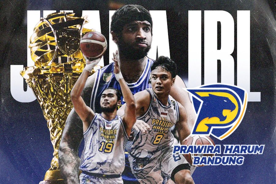 Prawira Harum Bandung, juara Final IBL 2023. (Jovi Arnanda/Skor.id)