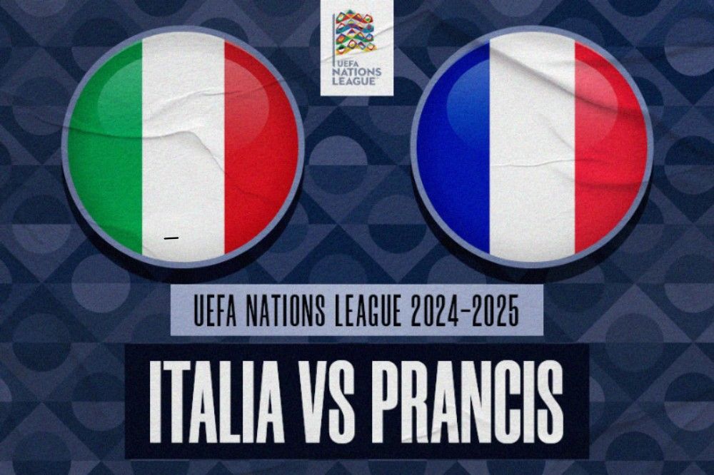 Prediksi dan link live streaming Italia vs Prancis di UEFA Nations League 2024-2025. (Hendy Andika/Skor.id).