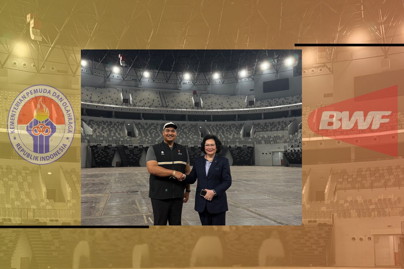 Presiden BWF dan Menpora Dito Ariotedjo. (Foto: Dok. Kemenpora)