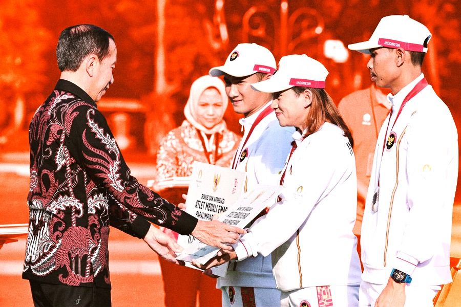 Presiden Jokowi Beri Bonus Para Atlet Indonesia