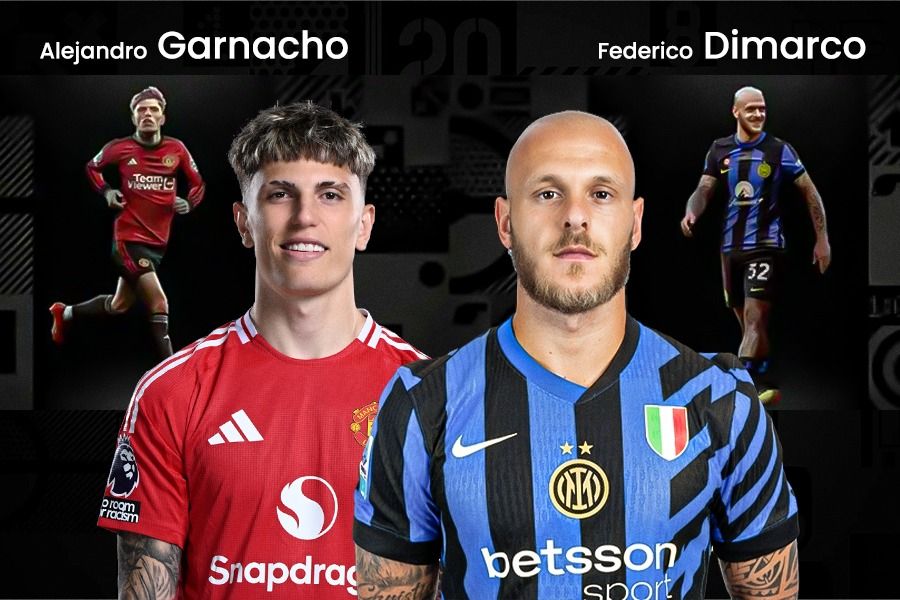 Alejandro Garnacho dan Federico Dimarco bersaing di Puskas Award 2024. (Rahmat Ari Hidayat/Skor.id).