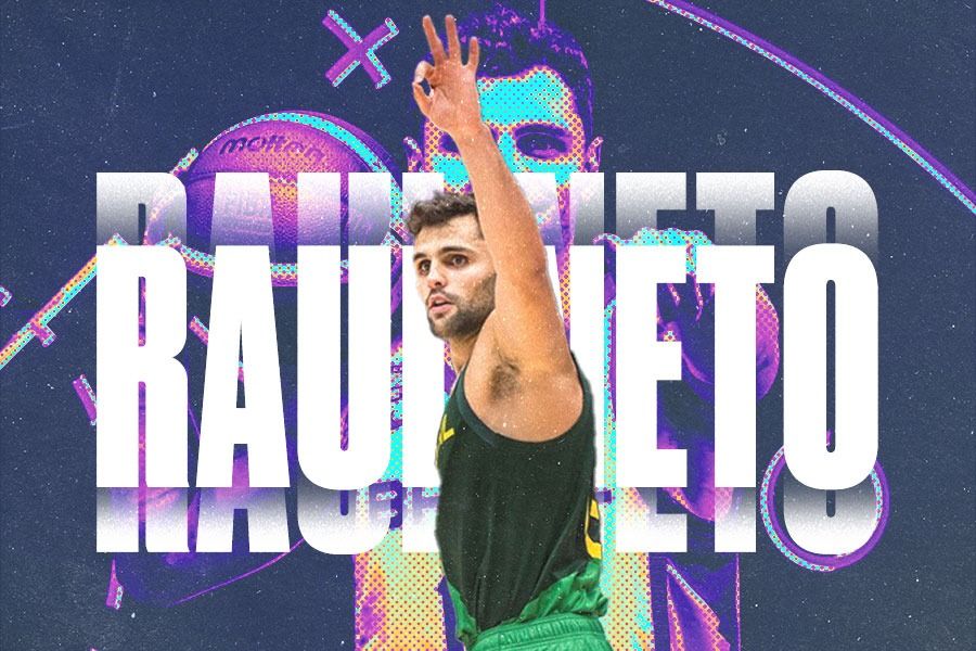 Point guard timnas basket Brasil Raul Neto tidak bisa memperkuat negaranya di sisa laga Piala Dunia Basket 2023 karena cedera lutut parah. (M. Yusuf/Skor.id)