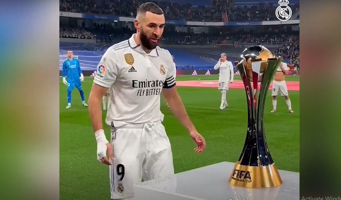 VIDEO: Real Madrid Angkat Trofi Piala Dunia Antarklub di Bernabeu