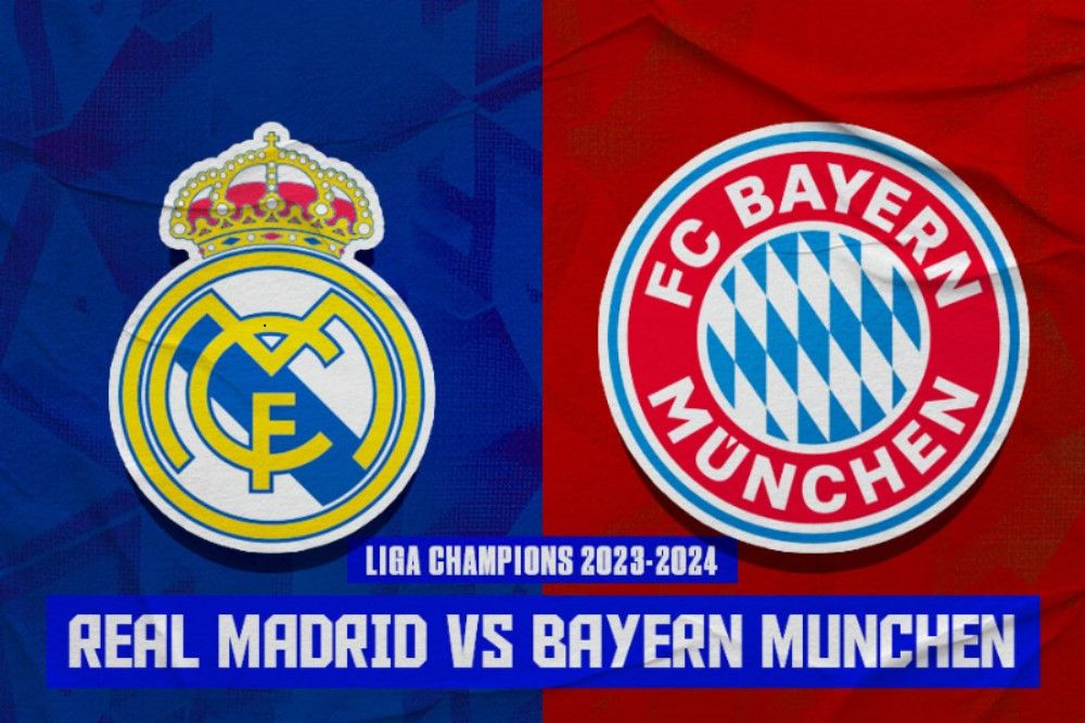 Real Madrid vs Bayern Munchen dalam semifinal kedua Liga Champions 2023-2024. (Hendy Andika/Skor.id).