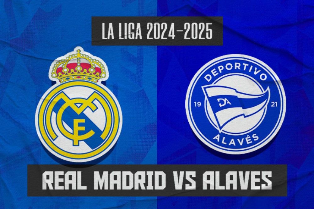 Laga Real Madrid vs Deportivo Alaves di La Liga 2024-2025. (Hendy Andika/Skor.id).