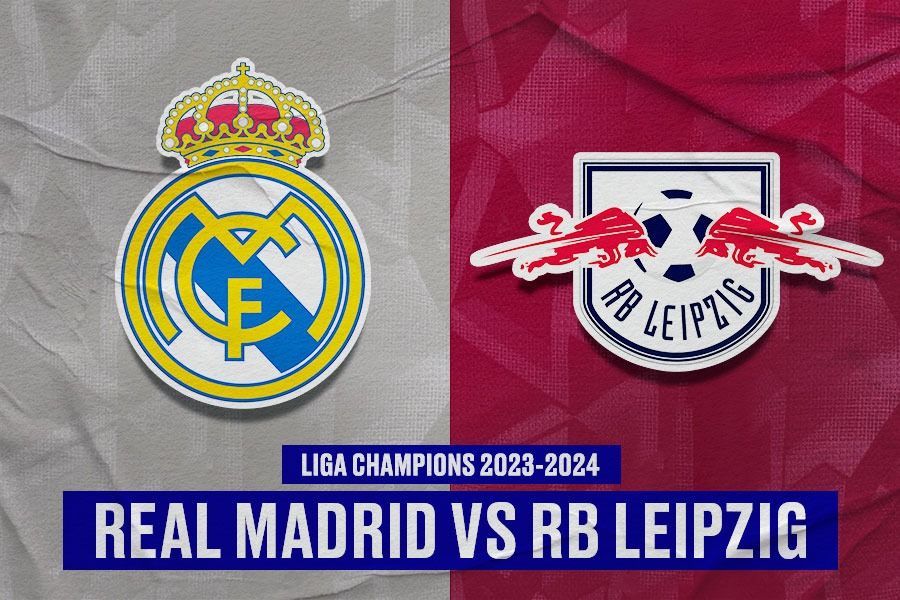 Laga 16 besar Liga Champions, Real Madrid vs RB Leipzig, di Stadion Santiago Bernabeu, Kamis (7/3/2024) dini hari WIB. (Yusuf/Skor.id).