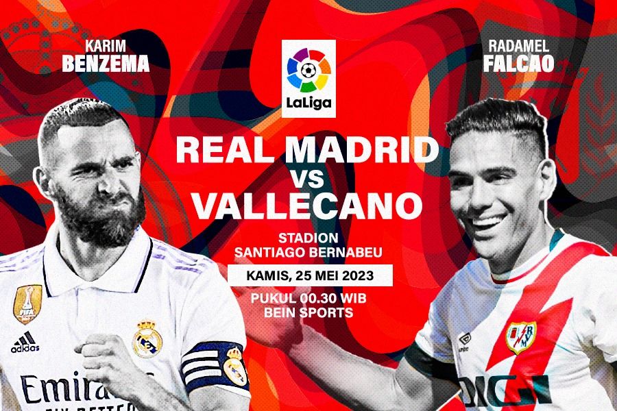Real Madrid vs Rayo Vallecano di La Liga (Dede Mauladi/Skor.id).