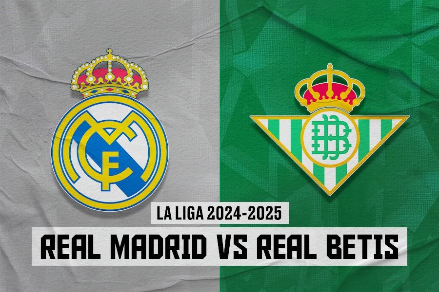 Real Madrid vs Real Betis di La Liga 2024-2025. (Dede Sopatal Mauladi/Skor.id).