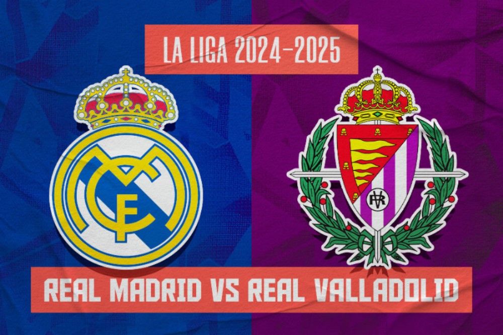 Real Madrid vs Real Valladolid di La Liga 2024-2025. (Hendy Andika/Skor.id).