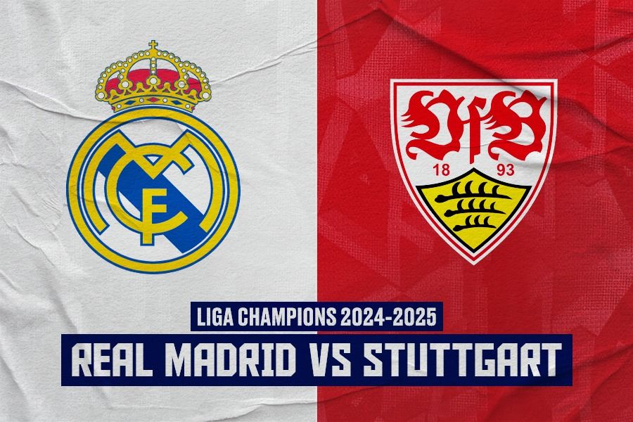 Laga Real Madrid vs Stuttgart di Liga Champions 2024-2025. (Rahmat Ari Hidayat/Skor.id).