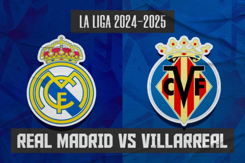 Lafga Real Madrid vs Villarreal di La Liga 2024-2025. (Hendy Andika/Skor.id).