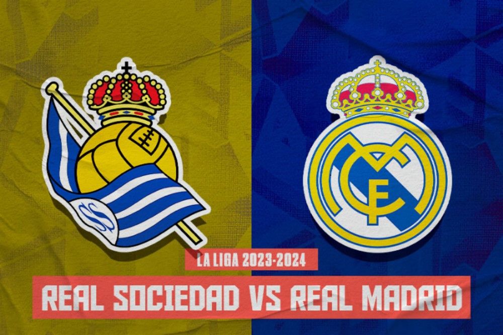 Real Sociedad vs Real Madrid di La Liga 2023-2024. (Hendy Andika/Skor.id).