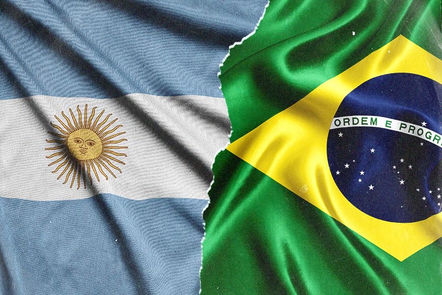 Argentina dan Brasil memiliki rivalitas kuat. (Jovi Arnanda/Skor.id)