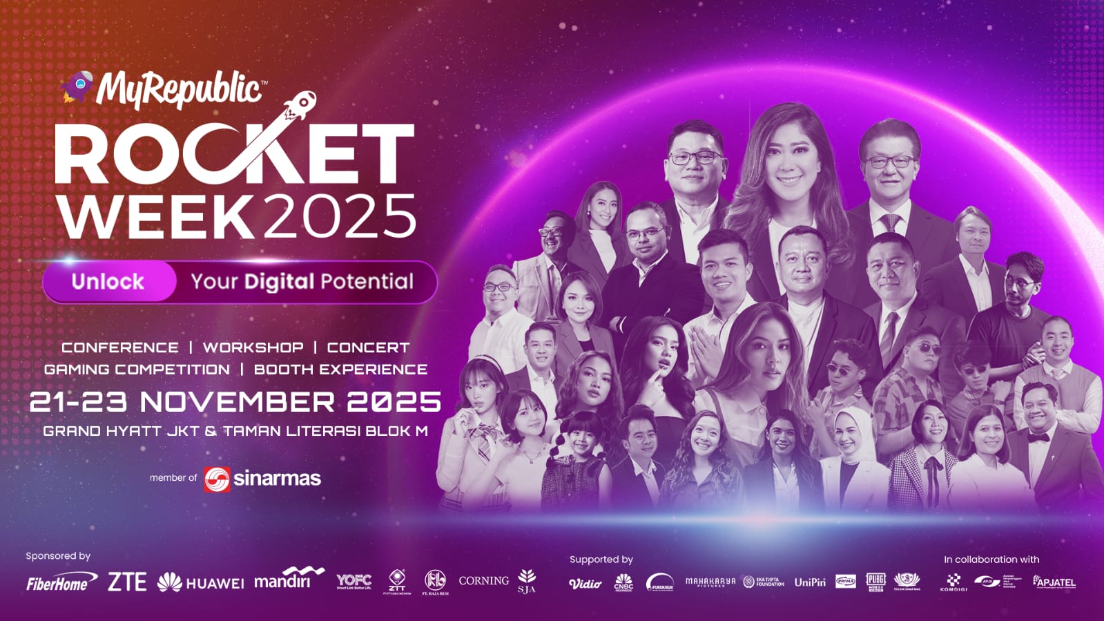 Rocket Week 2025 ajang para pelaku industri digital.